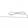 Buffalo LED-lichtstrip bovenste voor HW922 - Zilver PVC Reserveonderdeel