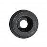 Buffalo plug afdekkap rubber zwart - reserveonderdeel