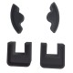 Buffalo rubber voetjes voor planeetmenger 10L – set van 4 stuks