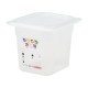 Cambro Safetrak IML voedselopslagbak GN 1/6, 150 mm, polypropyleen, helder