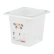 Cambro Safetrak IML voedselopslagbak GN 1/6, 150 mm, polypropyleen, helder