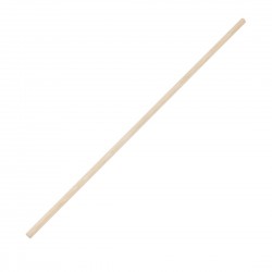 Jantex houten bezemsteel 120 cm - bruin