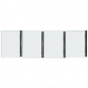 Buffalo complete deurassemblage (2 stuks) – glas, zilver, geschikt voor HW927