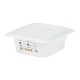 Cambro Safetrak IML Voedselbewaarbak 1/6 GN - Polypropyleen, Helder, 65 mm