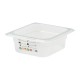 Cambro Safetrak IML Voedselbewaarbak 1/6 GN - Polypropyleen, Helder, 65 mm