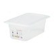 Cambro Safetrak IML voedselopslagbak polypropyleen 1/4 GN 100mm helder
