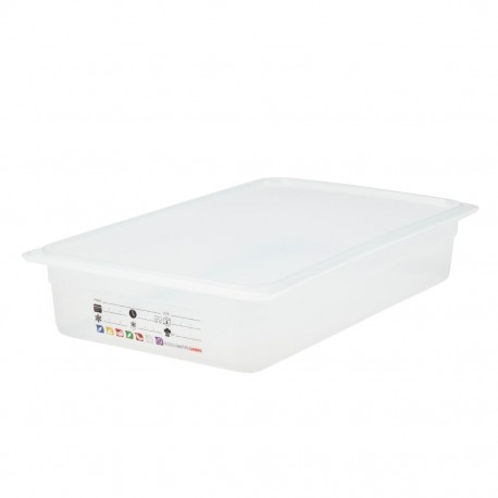 Cambro Safetrak IML polypropyleen voedselopslagbak 1/1 GN 100 mm