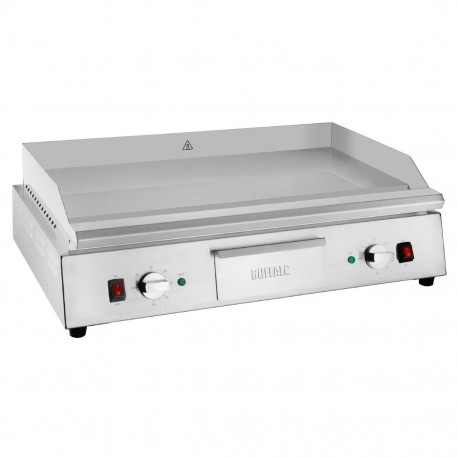 Buffalo Dubbele zone verchroomde grillplaat 790mm - RVS Zilver