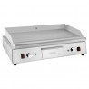 Buffalo Dubbele zone verchroomde grillplaat 790mm - RVS Zilver