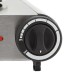 Tristar 2-Pits Dubbele Kookplaat KP-6248 – Roestvrijstalen Behuizing, Zilver