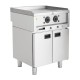 Buffalo 600-Serie Zelfstandige Elektrische Bakplaat 600mm – Gladde Grillplaat Zilver