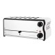 Rowlett Esprit broodrooster 6 sleuven chroom RVS - inclusief reserve-elementen en tostihouders