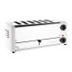 Rowlett Esprit broodrooster 6 sleuven wit - inclusief 2 reserve-elementen en 2 tostihouders