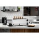 Rowlett Esprit broodrooster 6 sleuven wit - inclusief 2 reserve-elementen en 2 tostihouders
