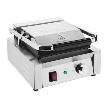 Buffalo Bistro contactgrill RVS 430 – Enkele grill Zilver
