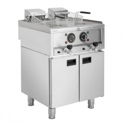 Buffalo 600 Serie Vrijstaande Elektrische Friteuse Met Dubbele Tank 2X 8L