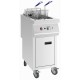 Buffalo Elektrische Vrijstaande Friteuse 12kW - Zilver, 20L