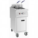 Buffalo Elektrische Vrijstaande Friteuse 12kW - Zilver, 20L