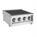 Buffalo 600 Serie Inductiekookplaat 4 Zones RVS - 2x 3kW Aanrechtmodel