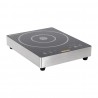 Buffalo Touch Control enkele inductiekookplaat 3kW – RVS