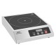 Nisbets Essentials Single Zone Induction Hob – RVS Inductiekookplaat Zilver