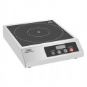 Nisbets Essentials Single Zone Induction Hob – RVS Inductiekookplaat Zilver