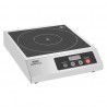 Nisbets Essentials Single Zone Induction Hob – RVS Inductiekookplaat Zilver
