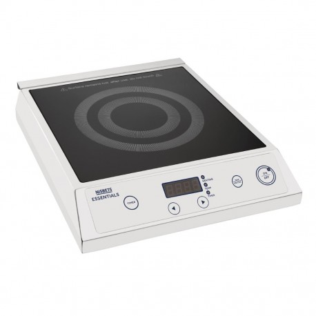 Nisbets Essentials Inductiekookplaat – Energiezuinig RVS Model met Digitale Bediening
