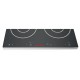 Caterlite dubbele inductiekookplaat 3000W met touchbediening - RVS
