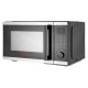 Caterlite Airfryer Magnetronoven RVS 26L – Zwarte Convectie Oven met Heteluchtfunctie