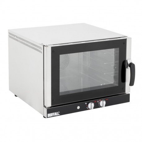 Buffalo Convectieoven met Vochtigheid 4x GN 1/1 Enkelfase RVS