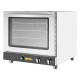 Buffalo Heteluchtoven met Stoom 66L - RVS & Glas - Zilver