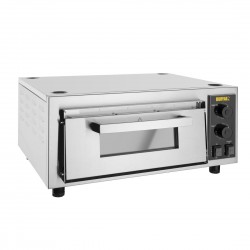 Buffalo 40,6 cm Firestone pizzaoven RVS – elektrische pizzaoven zilver