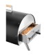 Louis Tellier Marcel Houtgestookte Buitenoven Marc01 – RVS Pizzaoven Zwart