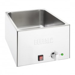 Buffalo bain marie RVS – natte warmte voor 1x GN 1/1 bak