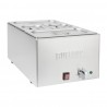 Buffalo bain marie RVS met GN trays – zilver, 21L
