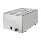 Buffalo bain marie RVS met GN trays – zilver, 21L