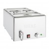 Buffalo Bain Marie met Tapkraan en Bakken - RVS, Zilver, 21L