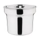 Vogue bain-marie pot met deksel 4L - RVS - Zilver