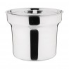 Vogue bain-marie pot met deksel 4L - RVS - Zilver