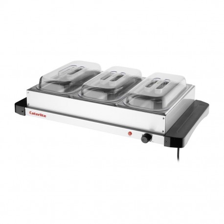 Caterlite Voedselverwarmer RVS - Elektrische Warmhoudplaat 400W