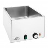 Nisbets Essentials Bain Marie RVS 21L - Voedsel Warmhouden GN 1/1
