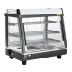 Buffalo Voor- en Achterdeur Verwarmde Vitrine 96L - Grijs