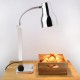 Buffalo Trancheerstation met Warmtelamp 250W - RVS, Zilver