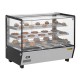 Buffalo vierkante warmhoudvitrine 160L - RVS & glas display merchandiser