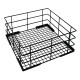 Vogue hoge glazenkorf 50cm zwart - vaatwaskorf draad