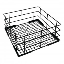 Vogue hoge glazenkorf 50cm zwart - vaatwaskorf draad