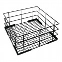 Vogue hoge glazenkorf 50cm zwart - vaatwaskorf draad