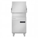 Buffalo Digitale Doorvoervaatwasmachine met Afvoerpomp 9,7kW Drie Fasig – RVS Zilver