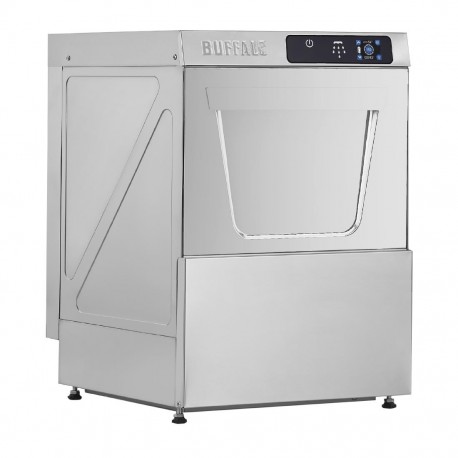Buffalo Digitale Aanrecht Glazenspoelmachine 350mm Mand 3.3kW